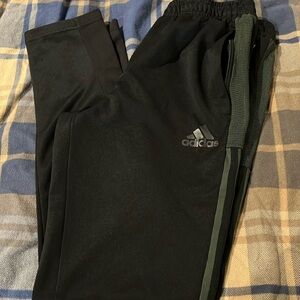 Adidas Boys size 13/14 pants with zip up pockets and drawstring